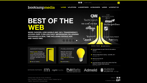 Bootcamp Media Website development project - image 2