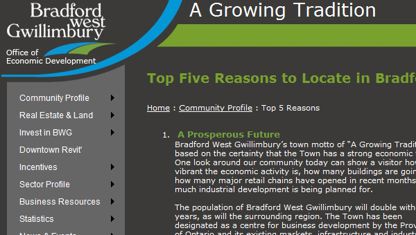 Bradford West Gwillimbury development project - image 2