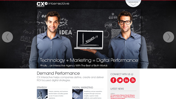 CX Interactive Website development project - image 1